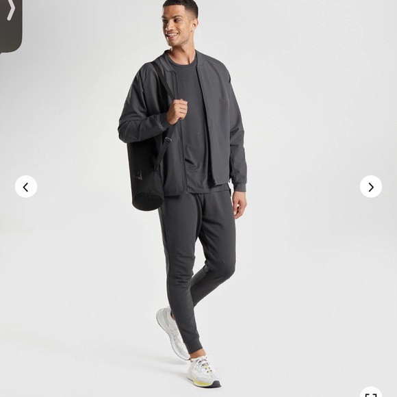 Gymshark Men’s Onyx Gray Studio Jacket - Picture 2 of 8